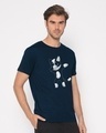 Shop Cat Dabbing Half Sleeve T-Shirt-Design