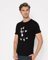Shop Cat Dabbing Half Sleeve T-Shirt-Design