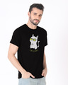 Shop Catittude Half Sleeve T-Shirt-Design
