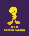 Shop CEO Of Sarcastic Company 3/4 Sleeve T-Shirt Slim Fit Parachute Purple (LTL)