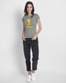Shop CEO Of Sarcastic Company Half Sleeve Printed T-Shirt Meteor Grey (LTL)-Full