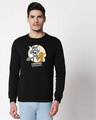 Shop Certified Troublemakers Fleece Sweatshirt (TJL) Black-Front