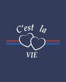 Shop Cest'la Vie-paris Round Neck 3/4th Sleeve T-Shirt-Full
