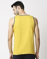 Shop Ceylon Yellow Contrast Binding Pocket Vest-Full