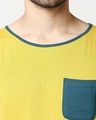 Shop Ceylon Yellow Contrast Binding Pocket Vest