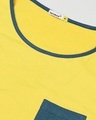 Shop Ceylon Yellow Contrast Binding Pocket Vest