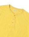 Shop Ceylon Yellow Full Sleeve Henley T-Shirt