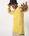 Shop Ceylon Yellow Full Sleeve Varsity T-shirt-Front