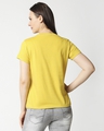 Shop Ceylon Yellow Half Sleeve Slim Fit T-Shirt-Full