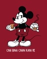 Shop Chai Lover Mickey Full Sleeve T-Shirt (DL)-Full