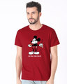 Shop Chai Lover Mickey Half Sleeve T-Shirt (DL)-Front
