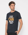 Shop Chal Chai Peete Hai Half Sleeve T-Shirt-Design