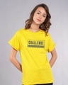 Shop Challenge Accepted By Me Boyfriend T-Shirt-Front