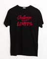 Shop Challenge Your Limits Half Sleeve T-Shirt-Front