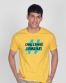 Shop Challenge Yourself Half Sleeve T-Shirt-Front