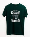 Shop Change The World Half Sleeve T-Shirt-Front