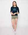 Shop Charcha Round Neck 3/4th Sleeve T-Shirt-Full
