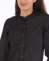 Shop Charcoal Black Denim Shirt