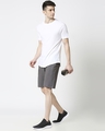 Shop Charcoal Grey Casual Shorts-Full