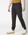 Shop Charcoal Grey Cotton Joggers Pants-Design