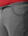 Shop Charcoal Grey Plus Size Casual Jogger Pants