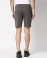 Shop Charcoal Grey Raw Hem Shorts-Full
