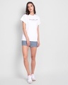 Shop Chasing Dream Boyfriend T-Shirt White-Full