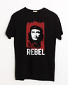 Shop Che Guevara Half Sleeve T-Shirt-Front