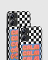 Shop Checkered Calm Premium Glass Case for Realme 10 Pro Plus 5G-Design