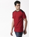 Shop Cherry Red Back Panel Half Sleeve T-Shirt-Design