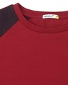 Shop Cherry Red Full Sleeeve Raglan T-Shirt
