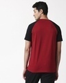 Shop Cherry Red Half Sleeve Raglan T-Shirt