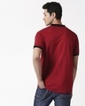 Shop Cherry Red High Neck Ringer T-Shirt-Full