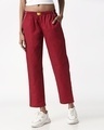 Shop Cherry Red Plain Pyjamas-Design