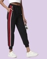 Shop Cherry Red Side Panel Jogger-Front