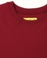 Shop Cherry Red Sports Trim Fleece Sweatshirt