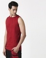 Shop Men's Cherry Red Vest-Design