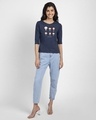 Shop Chibi Friends 3/4th Sleeve Slim Fit T-Shirt-Design