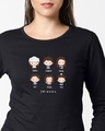Shop Chibi Friends (FRL) Printed Full Sleeve T-shirt-Front