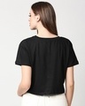 Shop Chibi Friends (FRL) Women's Printed Boxy Slim Fit Crop Top-Design