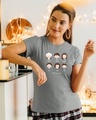 Shop Chibi Friends Half Sleeve T-Shirt (FRL)-Front