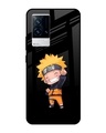 Shop Chibi Naruto Premium Glass Case for IQOO 9 5G (Shock Proof,Scratch Resistant)-Front