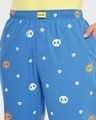 Shop Men's Blue Chibi Skulls All Over Printed Pyjamas