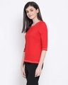 Shop Chic Basic Top In Red 100% Cotton-Design