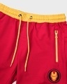 Shop Chili Pepper,Ceylon Yellow Plain Fashion Collabs Zipper Shorts