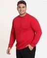 Shop Men's Chili Pepper Red Plus Size Sweatshirt-Front