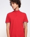 Shop Chili Pepper Short Collar Tipping Polo
