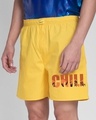 Shop Chill Beach Side Printed Boxer-Front