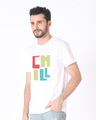 Shop Chill Coloful Half Sleeve T-Shirt-Design