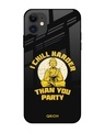 Shop Chill Harder Premium Glass Case for Apple iPhone 12 mini (Shock Proof, Scratch Resistant)-Front